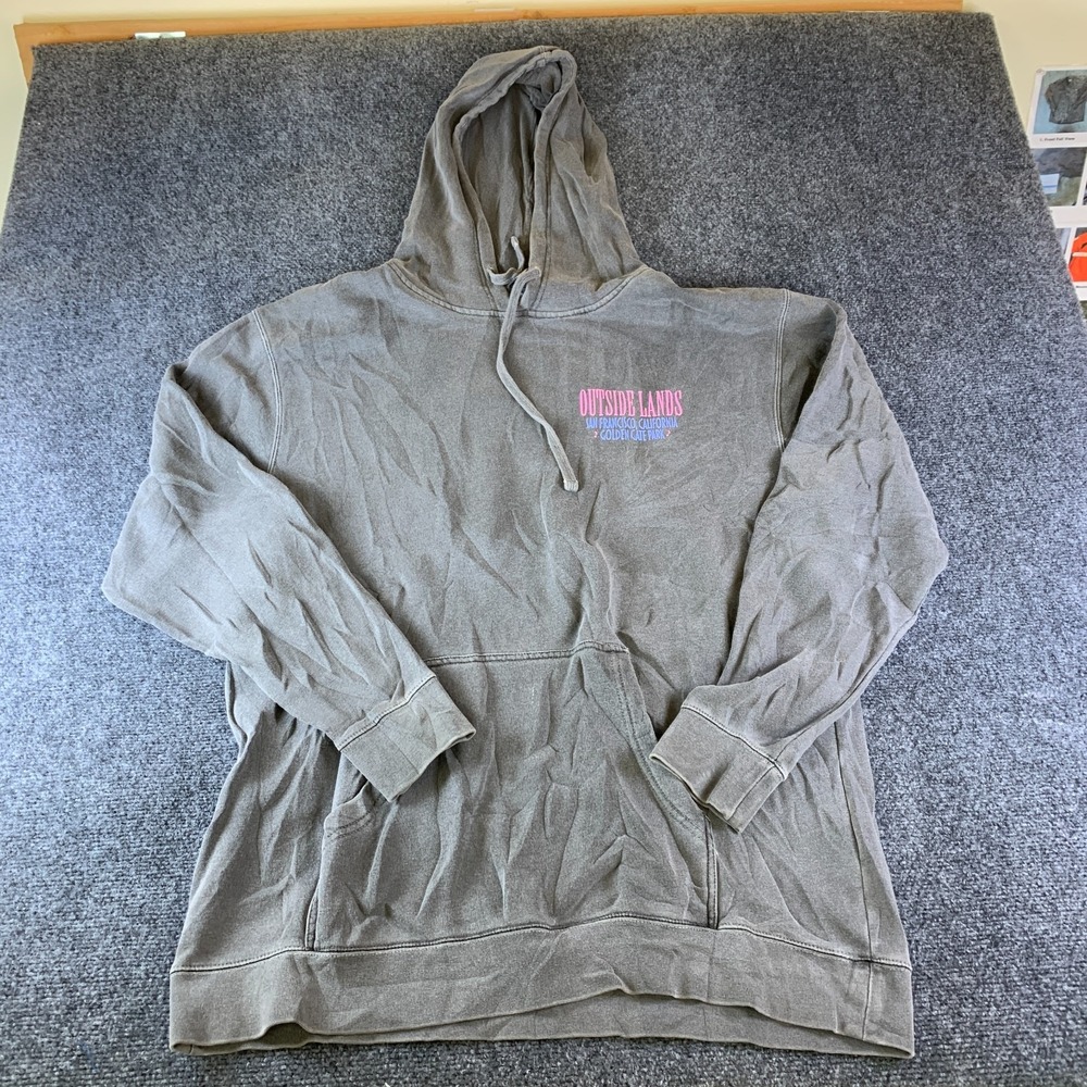 Independent Trading Company Hoodie Mens XL Gray Outside Lands Music Festival